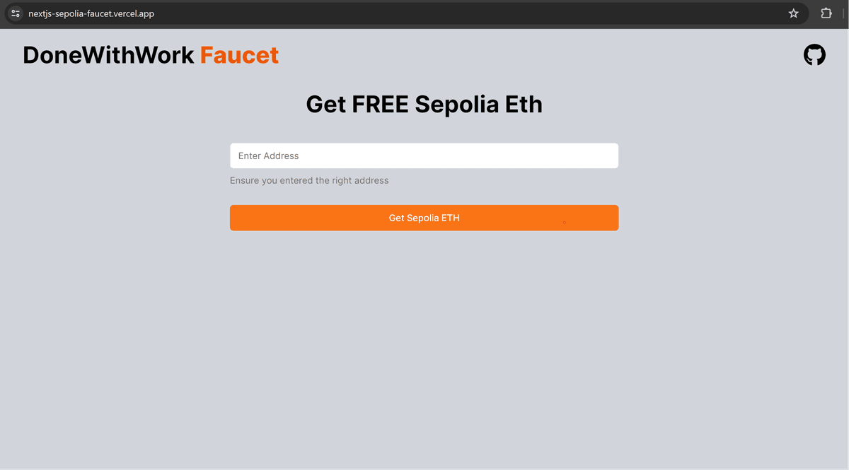 Sepolia Eth Crypto Faucet